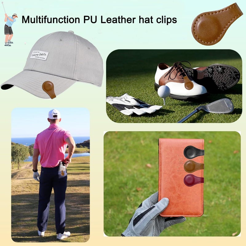 Adhere Golf Hat Clip Golf Ball Marker Holder Magnetic Golf Cap Clips Without Ball Marker - Image 3